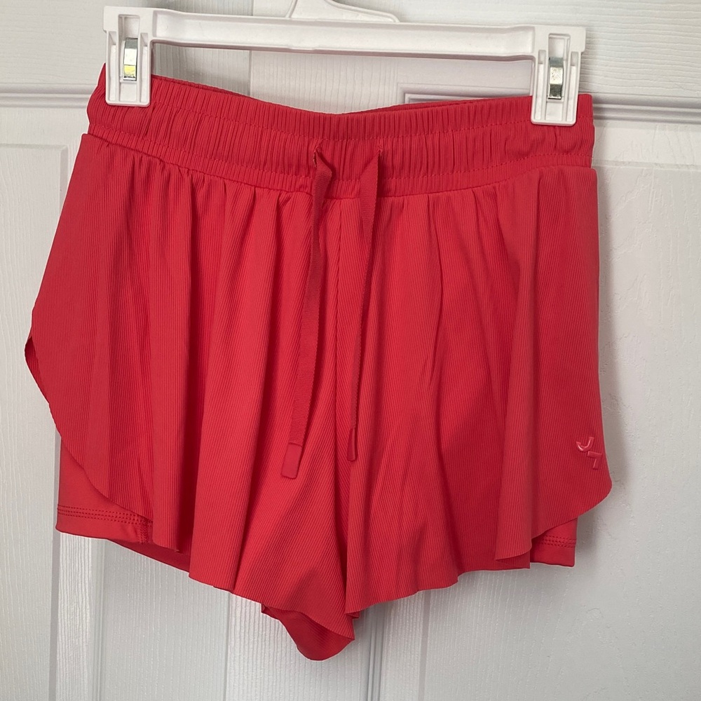 JoyLab Coral-Red Athletic Drawstring Shorts